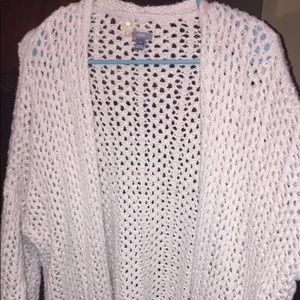 white/cream cardigan